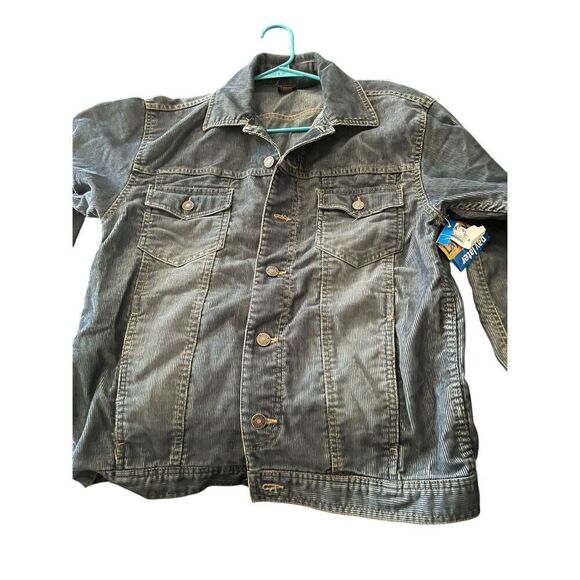 New Route 66 Womens Blue Denim Utility Basic Button Front Jacket Small - Picture 6 of 16